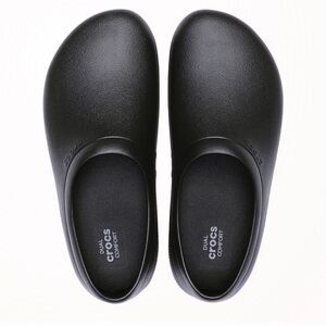 CROCS Unisex Black On the Clock Clogs NEW